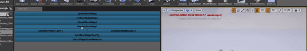 EditorWidget open/close.