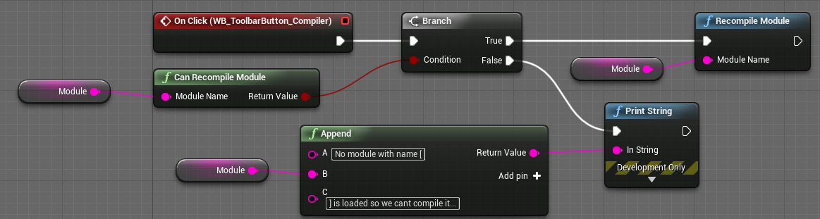 RecompileModule Node