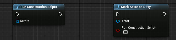 LevelActor Nodes.