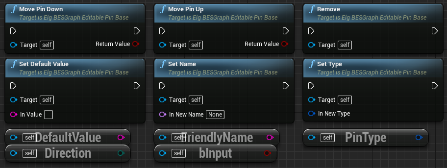 Base pin nodes